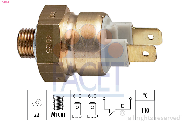 Comutator temperatura racire