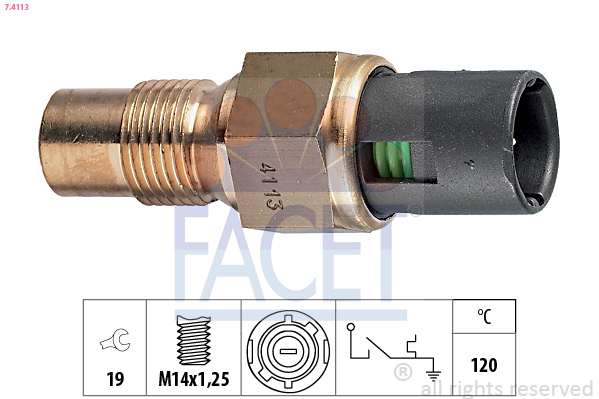 Comutator temperatura racire