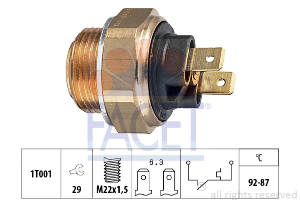 Comutator temperatura ventilator radiator