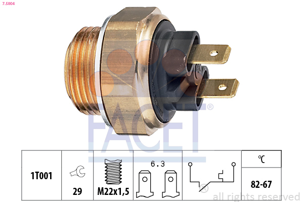 Comutator temperatura ventilator radiator