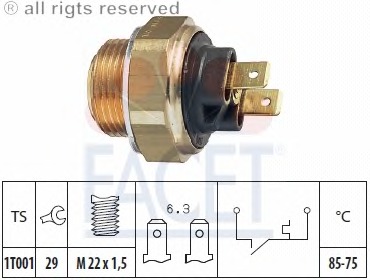 Comutator temperatura ventilator radiator