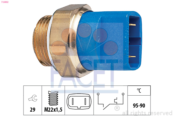 Comutator temperatura ventilator radiator