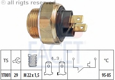 Comutator temperatura ventilator radiator