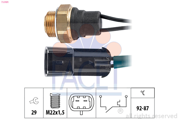 Comutator temperatura ventilator radiator