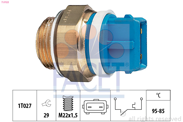 Comutator temperatura ventilator radiator