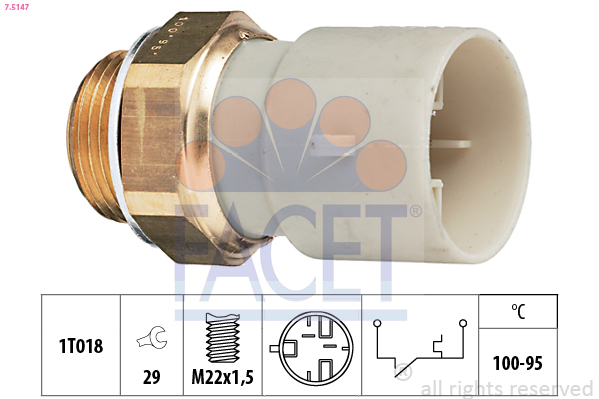 Comutator temperatura ventilator radiator