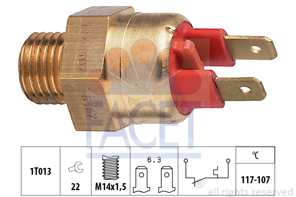 Comutator temperatura ventilator radiator