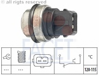 Comutator temperatura ventilator radiator