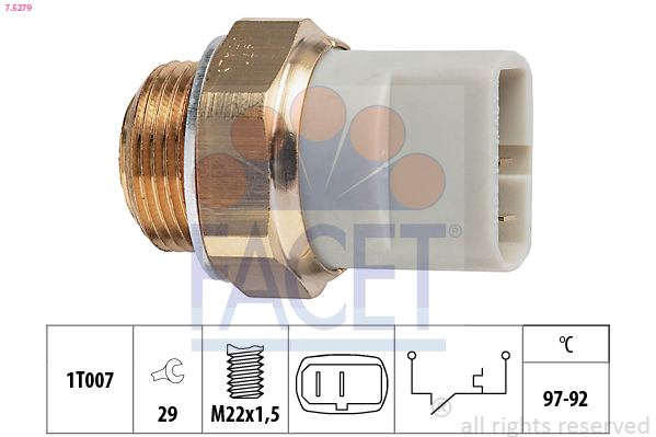 Comutator temperatura ventilator radiator