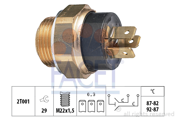 Comutator temperatura ventilator radiator