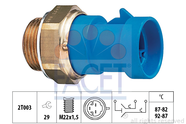 Comutator temperatura ventilator radiator