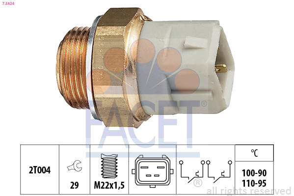 Comutator temperatura ventilator radiator