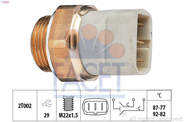 Comutator temperatura ventilator radiator