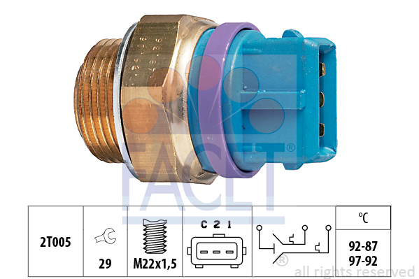 Comutator temperatura ventilator radiator