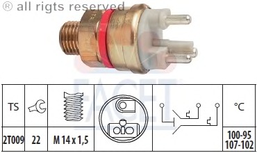 Comutator temperatura ventilator radiator