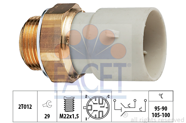 Comutator temperatura ventilator radiator