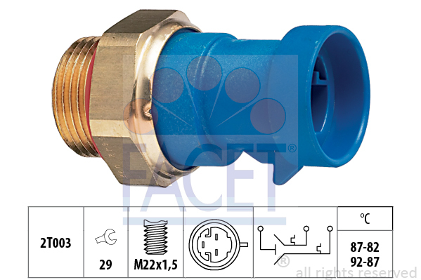 Comutator temperatura ventilator radiator