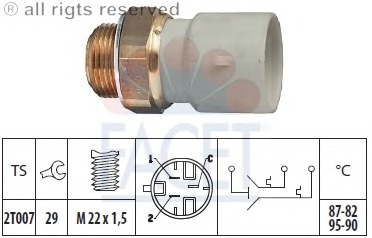 Comutator temperatura ventilator radiator