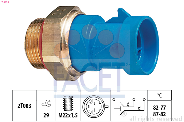 Comutator temperatura ventilator radiator