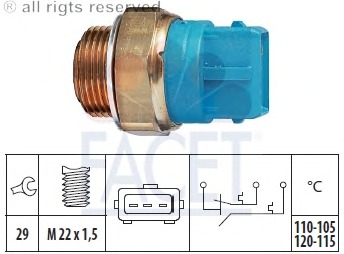 Comutator temperatura ventilator radiator