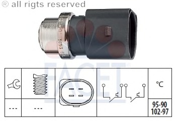 Comutator temperatura ventilator radiator