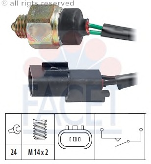 Comutator lampa marsalier