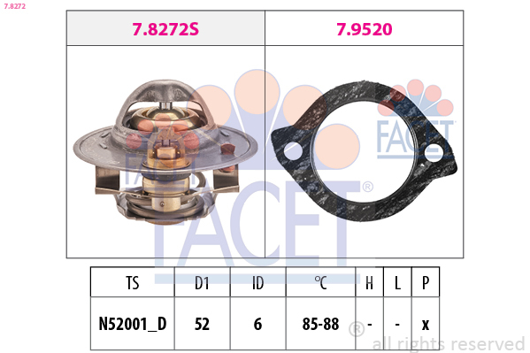 Termostat lichid racire