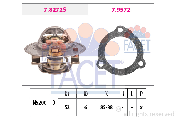 Termostat lichid racire