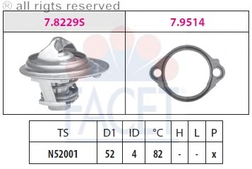 Termostat lichid racire