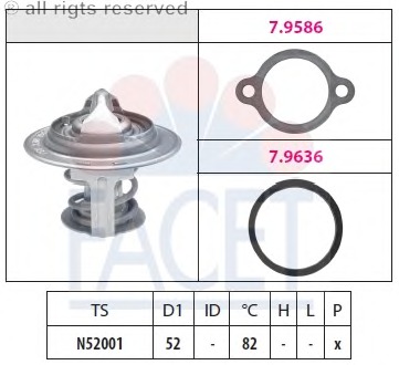 Termostat lichid racire