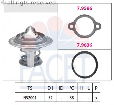 Termostat lichid racire