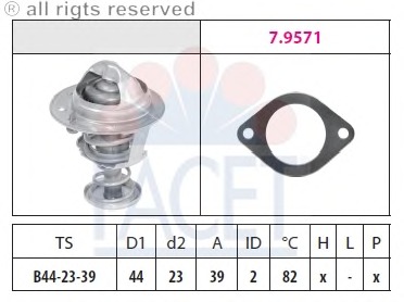 Termostat lichid racire