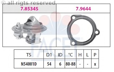 Termostat lichid racire