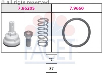 Termostat lichid racire