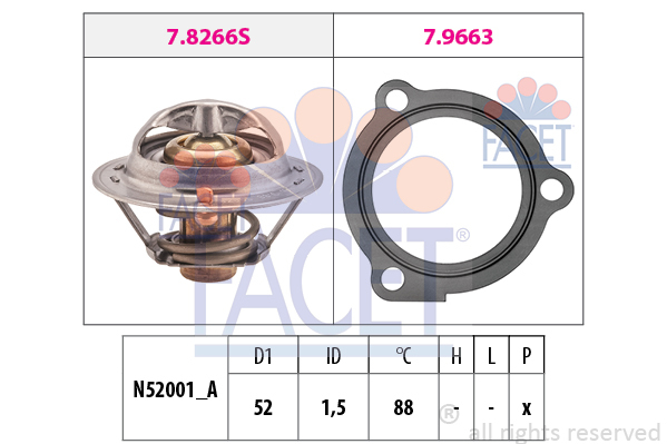 Termostat lichid racire