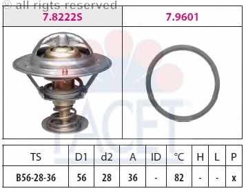 Termostat lichid racire