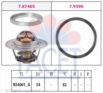 Termostat lichid racire