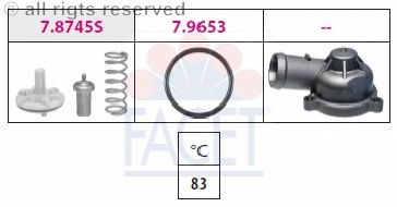 Termostat lichid racire