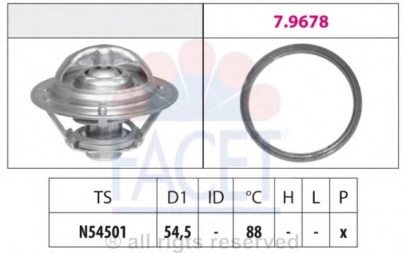 Termostat lichid racire