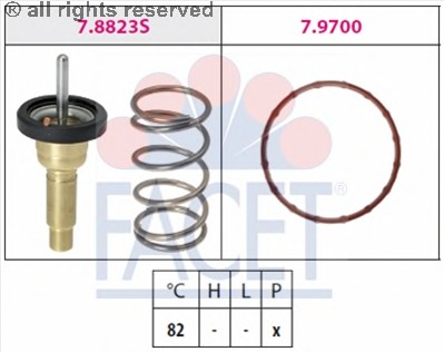 Termostat lichid racire