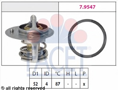 Termostat lichid racire