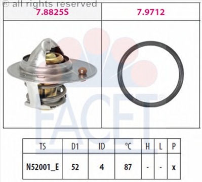 Termostat lichid racire