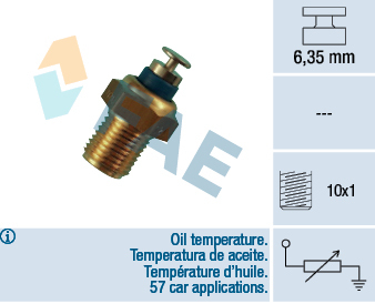 Senzor temperatura ulei