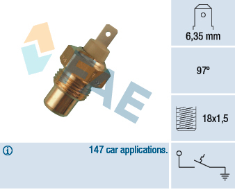 Comutator temperatura racire