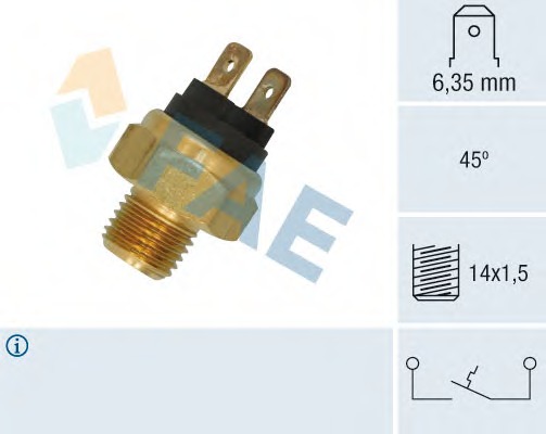 Comutator temperatura racire