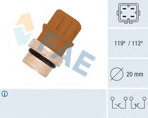 Comutator temperatura racire