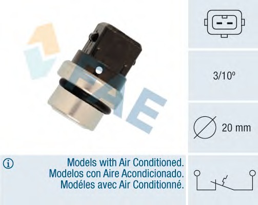 Comutator temperatura racire