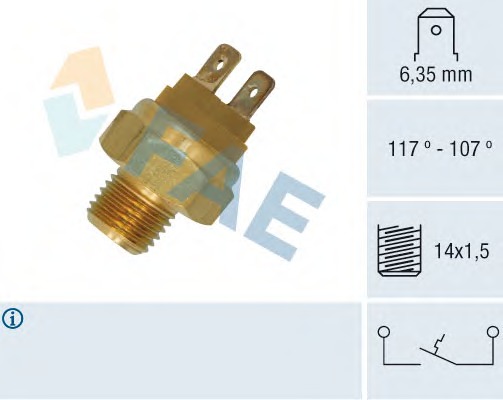 Comutator temperatura ventilator radiator