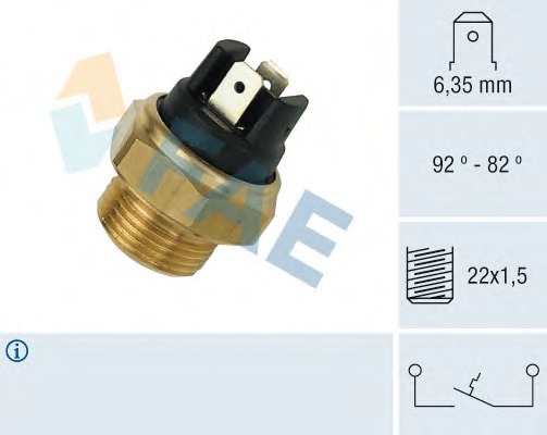 Comutator temperatura ventilator radiator