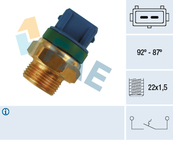 Comutator temperatura ventilator radiator